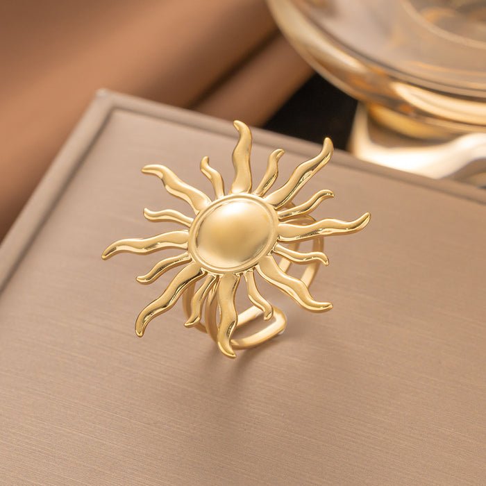 Wholesale New Style Sun Ring for Women Exaggerated