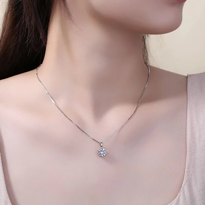 Wholesale Silver necklace pendant, simple and fashionable single item accessory