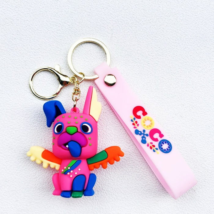 Wholesale PVC Cartoon Doll Keychain JDC-KC-WuYi183