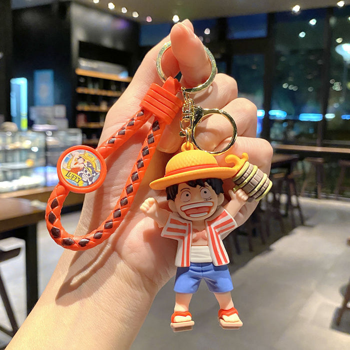 Wholesale Metal Keychain Cartoon Anime Cosplay Bag Charm Gift for Car Key Accessory MOQ≥2