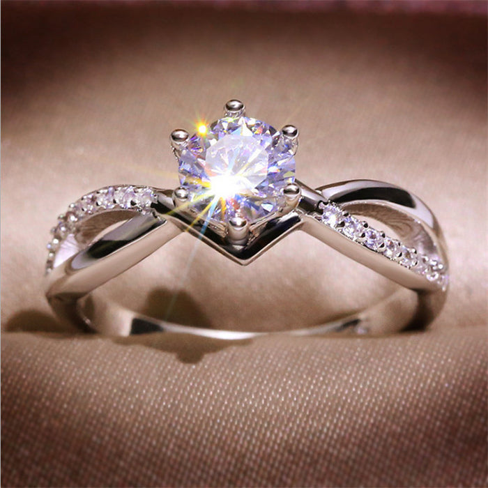 Wholesale Simulated Diamond Star Ring