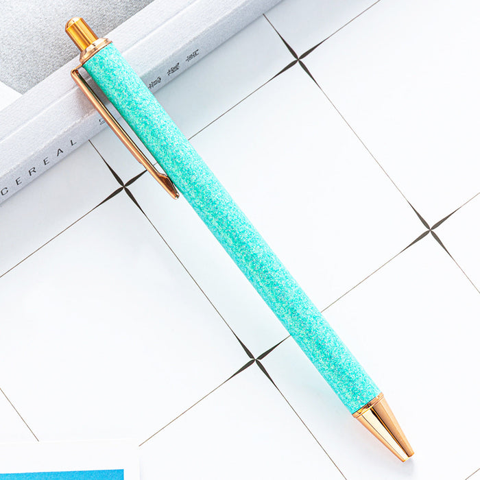 Wholesale Metal Push Ballpoint Pen Rose Metal JDC-BP-JingL007