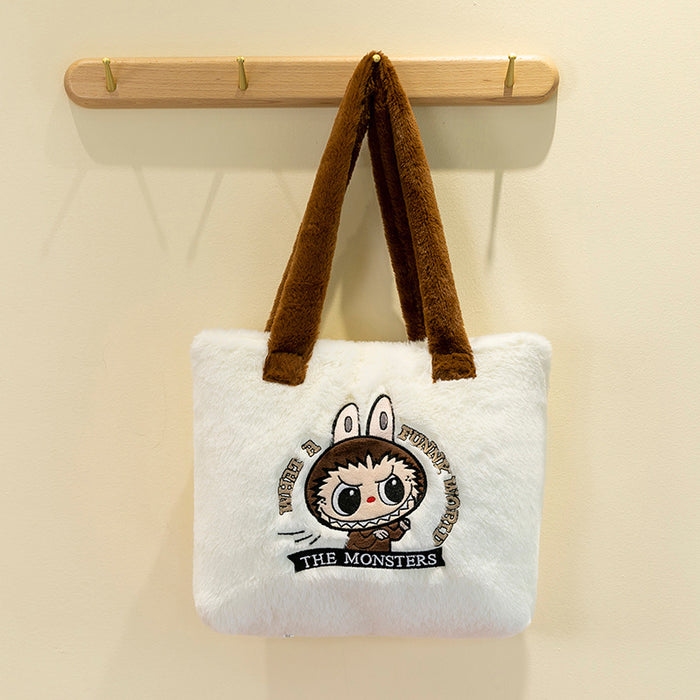 Wholesale Color Rags Plush Bag Children' s Casual Doll Bag Girl' s Cartoon Creative Snacks Portable Shoulder Bag