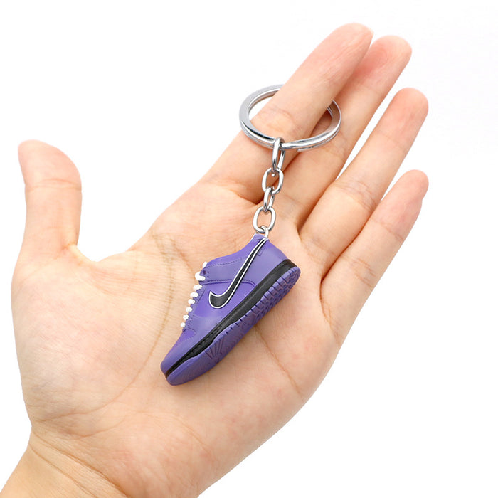 Wholesale PVC Basketball Shoe Model Keychain JDC-KC-QLPing016