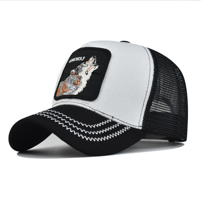 Wholesale Animal Embroidered Mesh Baseball Cap JDC-FH-ErXu002