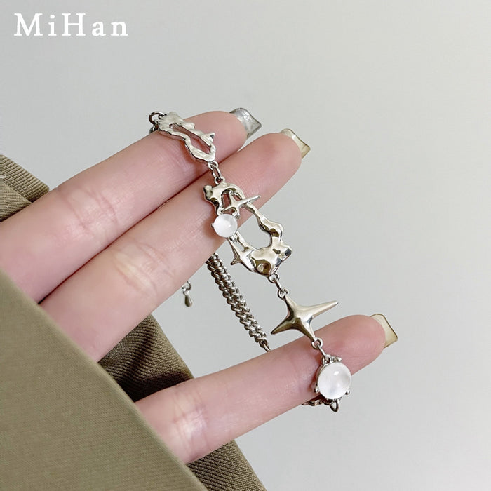 Wholesale Irregular hollow design bracelet