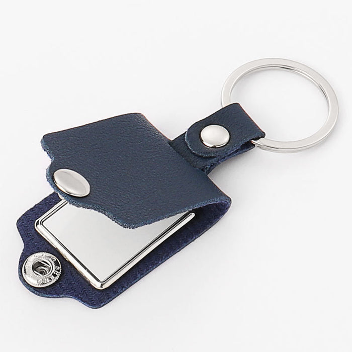 Wholesale Blank aluminum heat transfer photo keychain pendant leather color printing