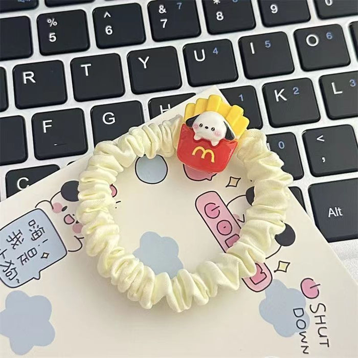 Wholesale Cartoon Cute Fabric Hair Ties JDC-HS-Weiye004