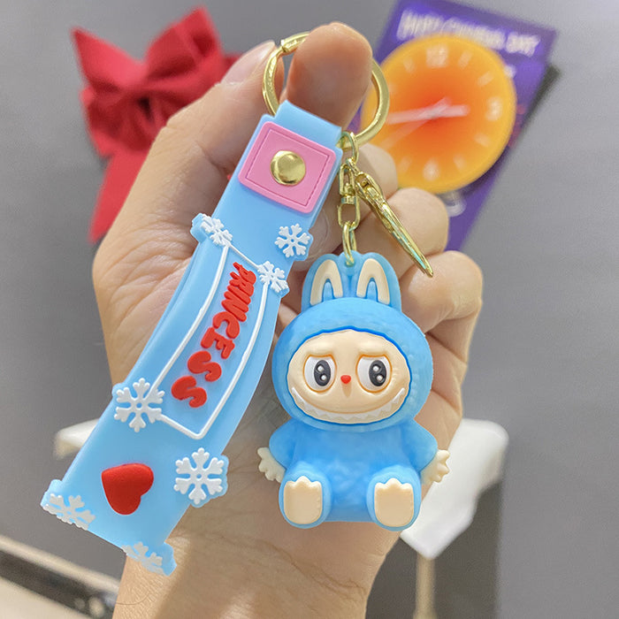 Wholesale Cute Cross-Dressing Sitting Posture Cute Series Keychain Car Backpack Doll Gift Keychain