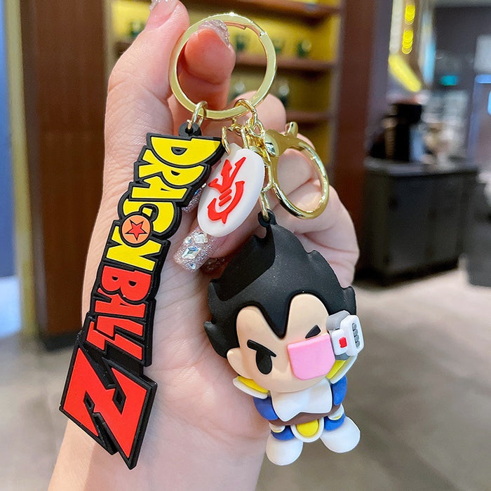 Wholesale Cartoon Three-dimensional Silicone Doll Keychain JDC-KC-MZL003