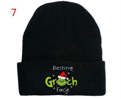 Wholesale Christmas Cartoon Wool Knitted Hat JDC-FH-LaiY005