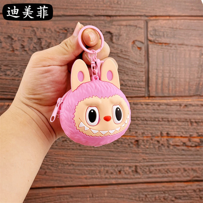 Wholesale Coin Purse Keychain Cartoon Doll Keychain Couple Student Bag  Pendant