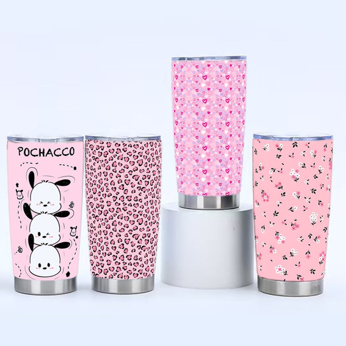 Wholesale 20oz Cartoon Print Portable Thermos Mug - Design by Your Own Image