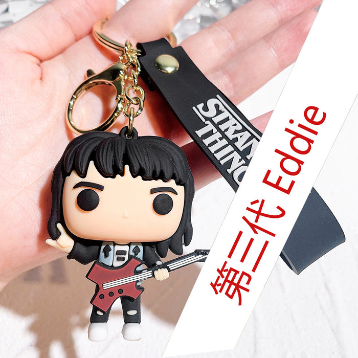 Wholesale Cartoon Silicone Doll Keychain JDC-KC-QiChao041