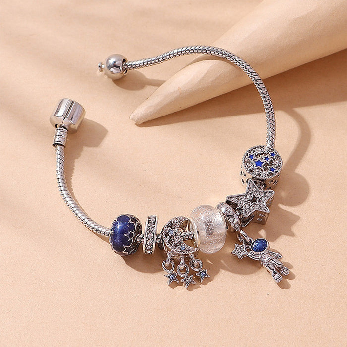 Wholesale Stainless Steel Copper Alloy Rhinestone Beaded Bracelet JDC-BT-ShenYuan001