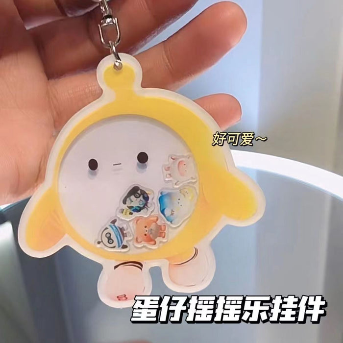 Wholesale Keychain Acrylic Decorative Bag Charm Small Accessories cartoon Keychain