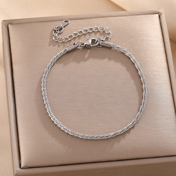 Wholesale Diamond Titanium Steel Bracelet JDC-BT-YinY021