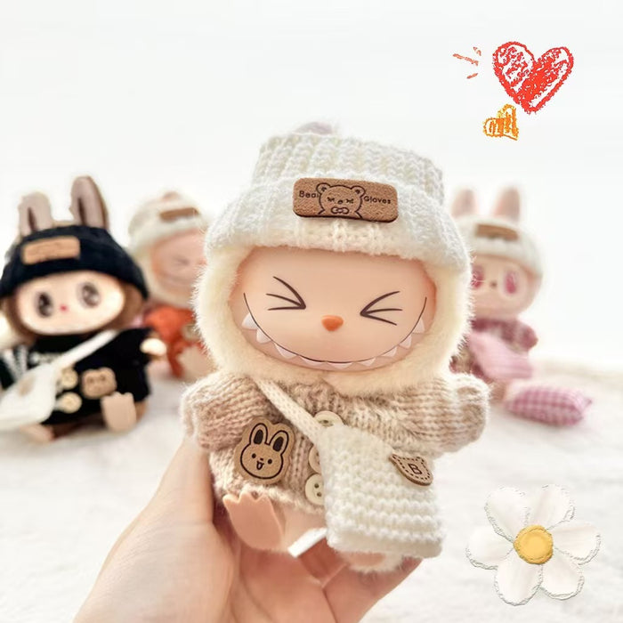 Wholesale Keychain  Clothes Pendant  Doll Bear Label Hat Sweater Suit