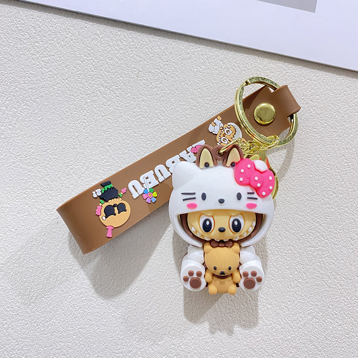 Wholesale Cute PVC 3D Cartoon Pendant Keychains