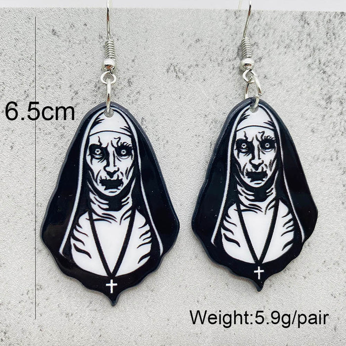 Wholesale  Horror Movie Earrings Figure Acrylic Earrings