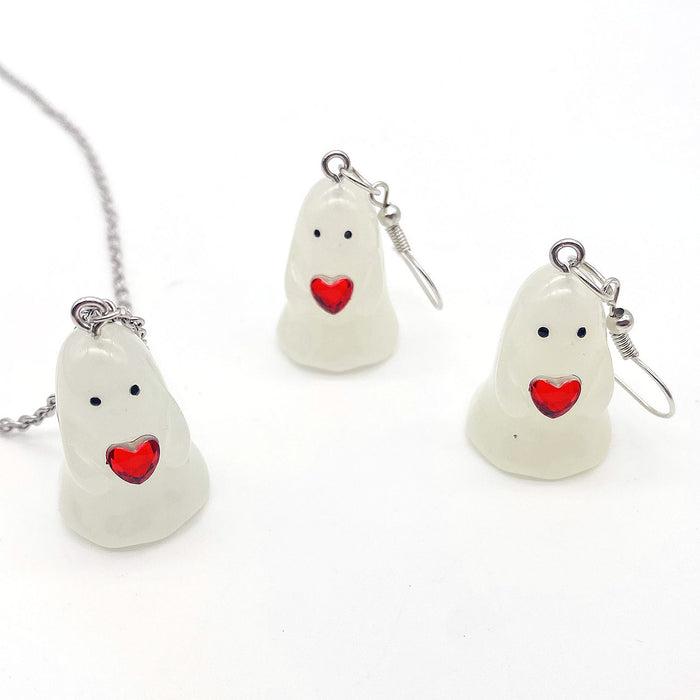 Wholesale  Earrings Ghost Pumpkin Corn Sugar Pendant Necklace  Christmas Jewelry