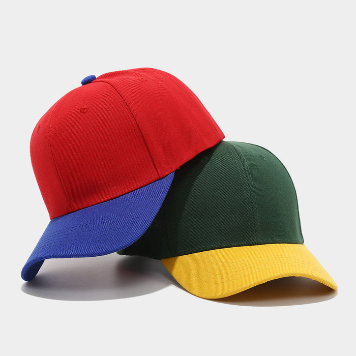 Wholesale Men' s and women' s Summer on sun protection outdoor sports patchwork baseball Fashionhat