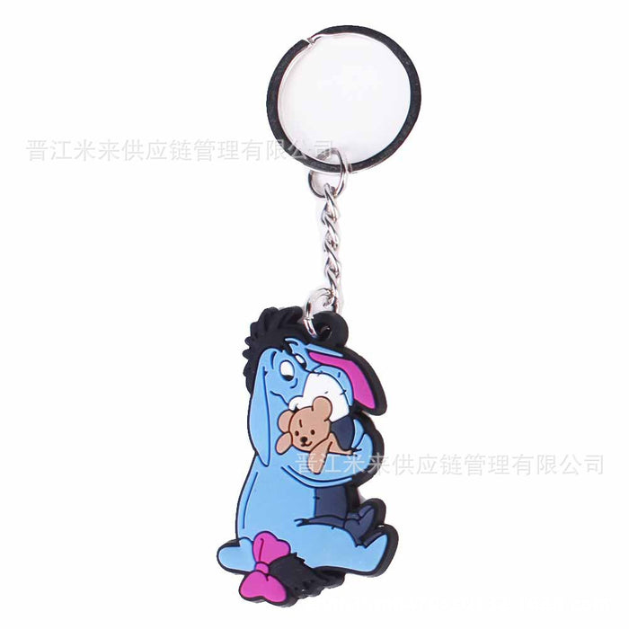 Wholesale PVC 10-pack Cartoon Animal Keychains JDC-KC-MiLai005