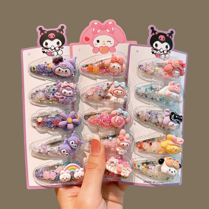 Wholesale New Children' s Tassel Hair Clip — Girls'  Cartoon Snap Clip