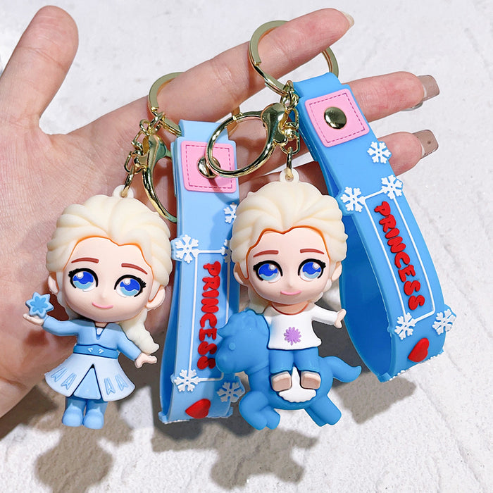 Wholesale Cartoon Silicone Doll Keychain JDC-KC-QiChao030