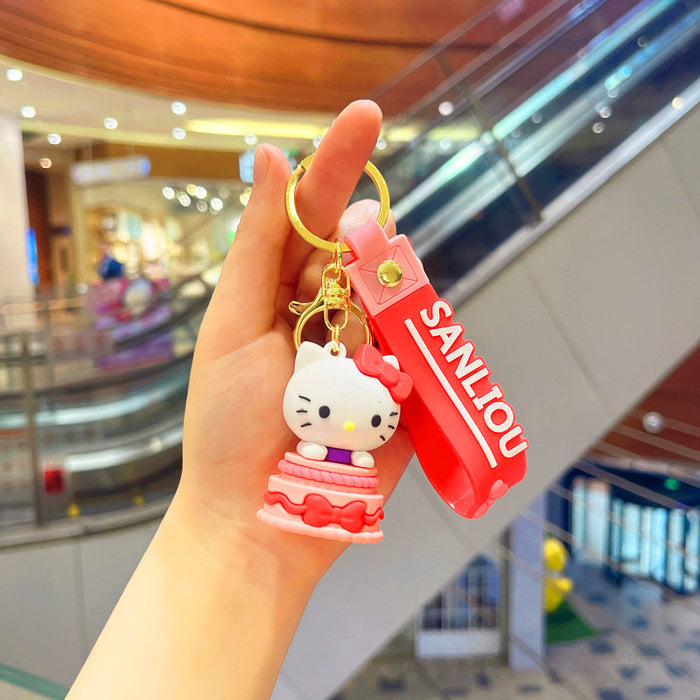 Wholesale Cartoon Doll Silicone Keychain JDC-KC-JuJi005