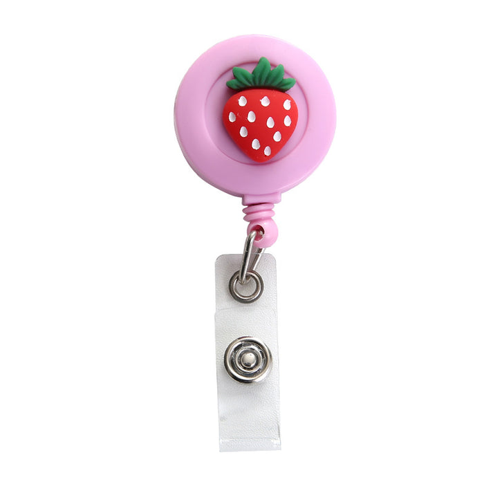 Wholesale Cute Resin Decorative Round Easy Pull Keychain JDC-KC-GangSheng001