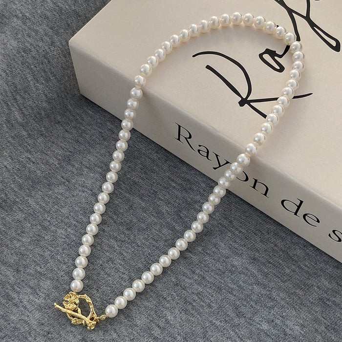 Wholesale Round Pearl Necklace JDC-NE-YuXi007