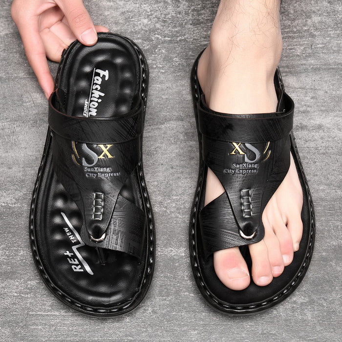 Wholesale Large Size Latex Soft Sole Flip-flop Men's Sandals JDC-SP-BenYuan001