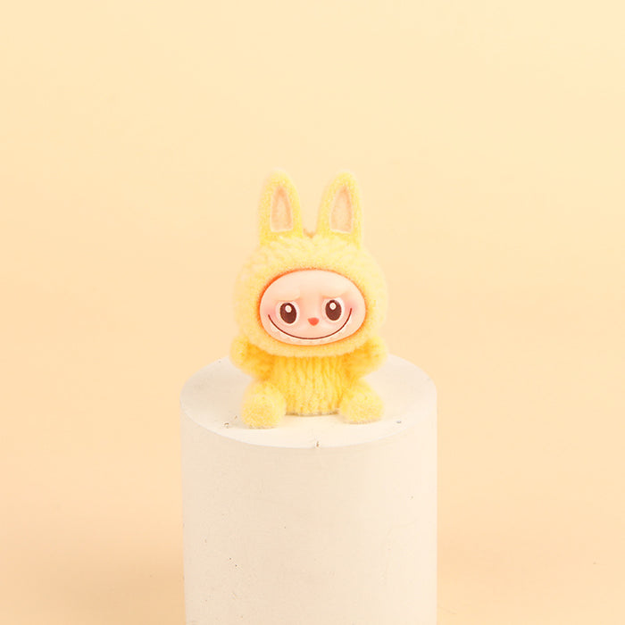 Wholesale Cute Resin Particle Solid Color Keychain Pendant