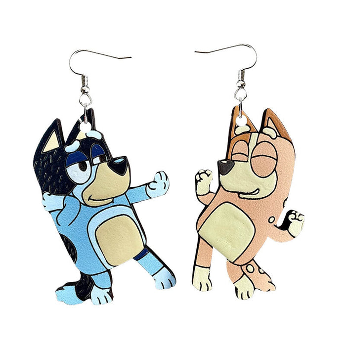 Wholesale Acrylic Cartoon Puppy Earrings JDC-ES-YinS001