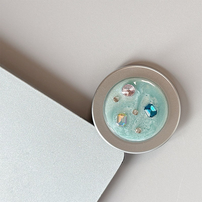 Wholesale Rhinestone Gemstone Phone Holder with Magnetic Suction Ring