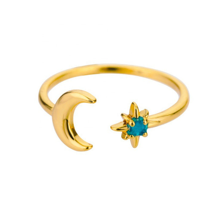 Wholesale Minimally luxurious ring, open ring, star ring
