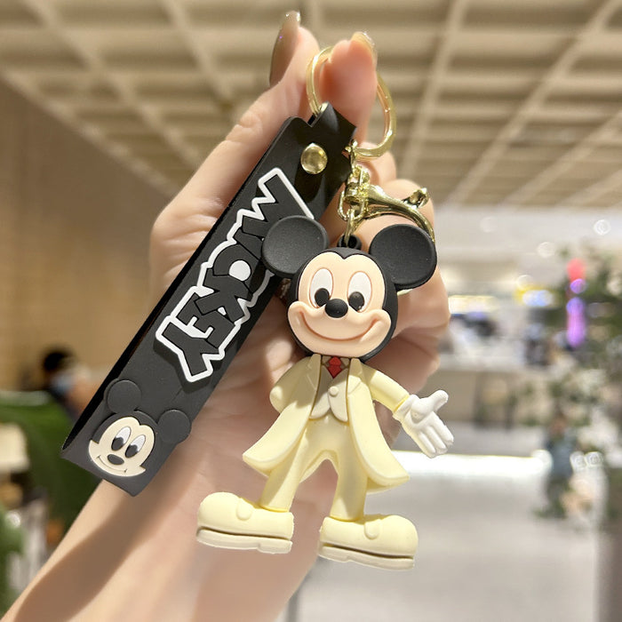 Wholesale Silicone Cartoon Doll Keychain JDC-KC-ZiX025