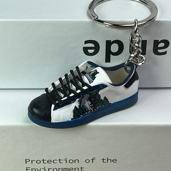 Wholesale PVC Mini Board Shoe Keychain (F) JDC-KC-XingS011