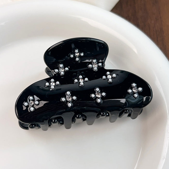 Wholesale Floral Acrylic Hair Clip - Trendy Fashion Accessory