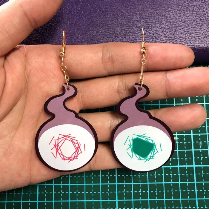 Wholesale creative acrylic anime peripheral jewelry Earrings