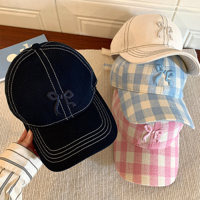 Wholesale Cotton Bow Embroidery Baseball Cap JDC-FH-Yizhan006