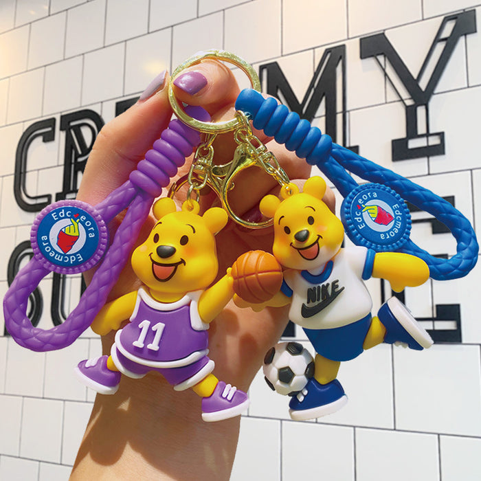 Wholesale Cartoon Doll Silicone Keychain JDC-KC-LiuFan025