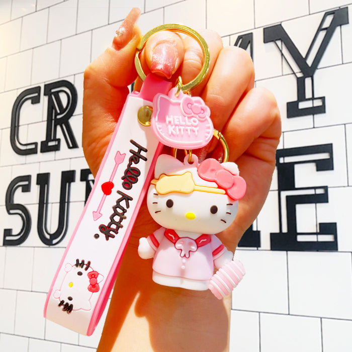 Wholesale Cartoon Doll PVC Keychain JDC-KC-LiuFan004