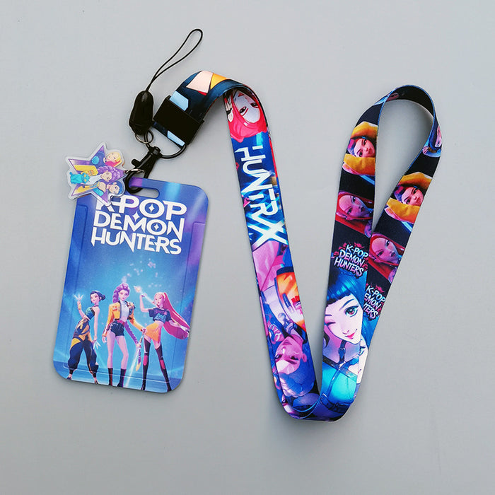 Wholesale Cartoon Lanyard Keychain Card Holder K-Pop