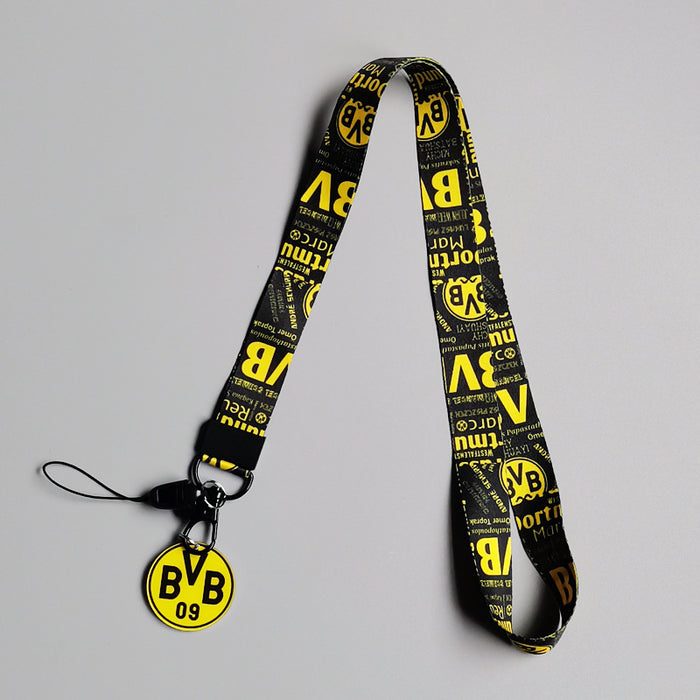 Wholesale Trendy Cartoon Lanyard With Card Holder Polyester Neck Strap For Student And Work Badge Gift