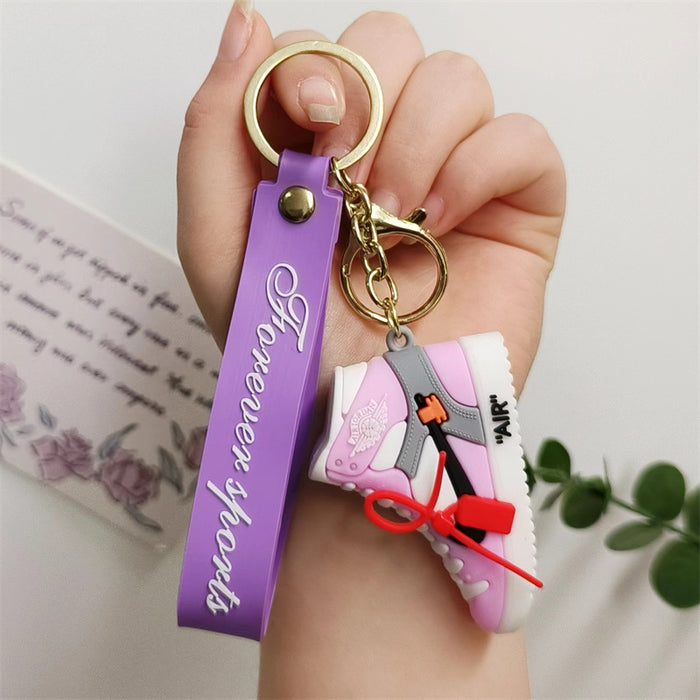 Wholesale Cartoon Silicone 3D Shoes Keychain JDC-KC-HaoXi015