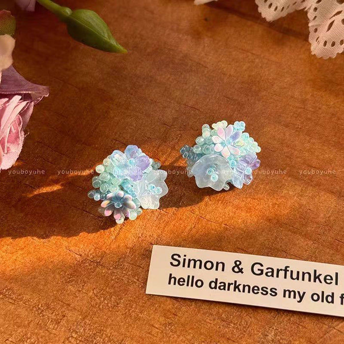 Wholesale Sun Flower Earrings - New Exaggerated Ear Accessories