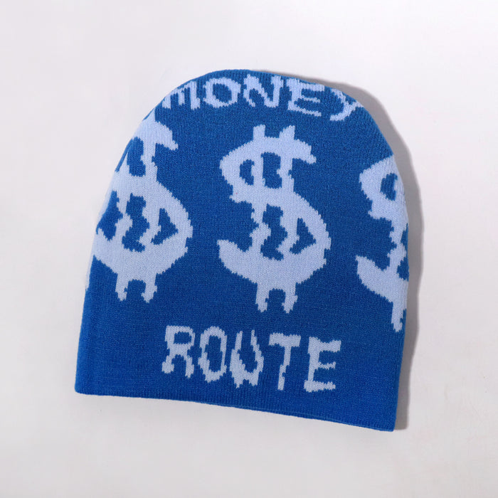 Wholesale Acrylic Money Pattern Knitted Hat JDC-FH-JunL002