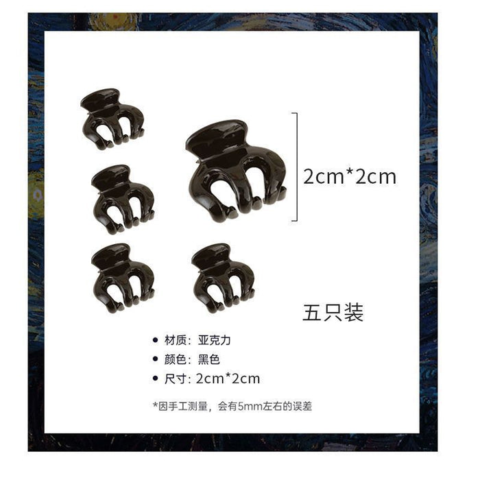 Wholesale Small clip princess head side clip forehead broken hair bangs clip summer hairpin hair accessories grab clip